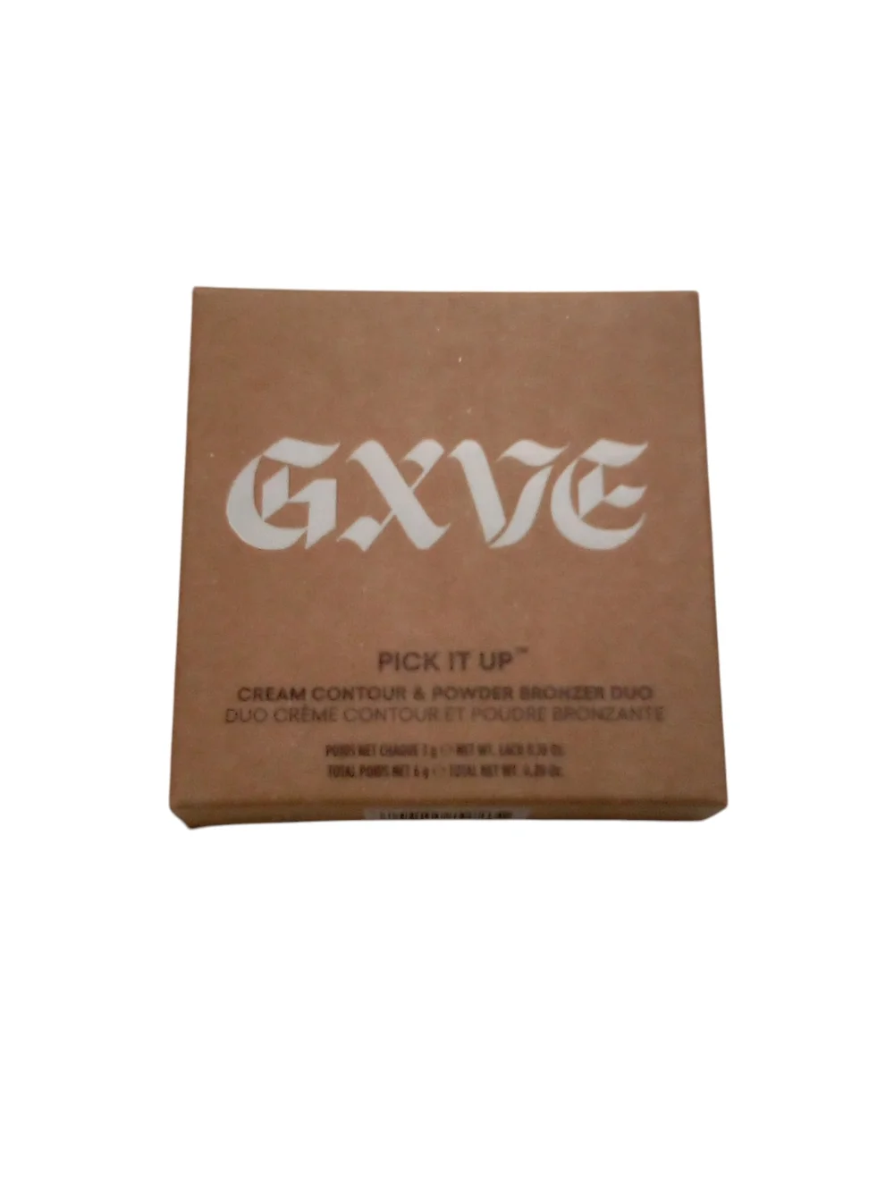 GXVE Pick It Up Cream Contour And Powder Bronzer Duo In Heatin Up Full Size NIB